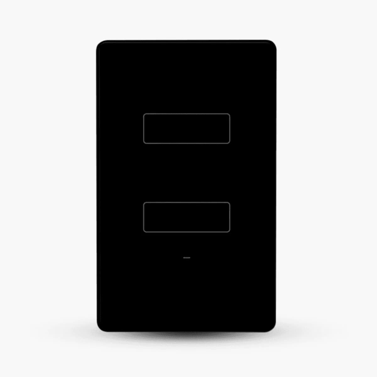 Interruptor Inteligente AGL Touch Wi-Fi 2 Teclas Preto