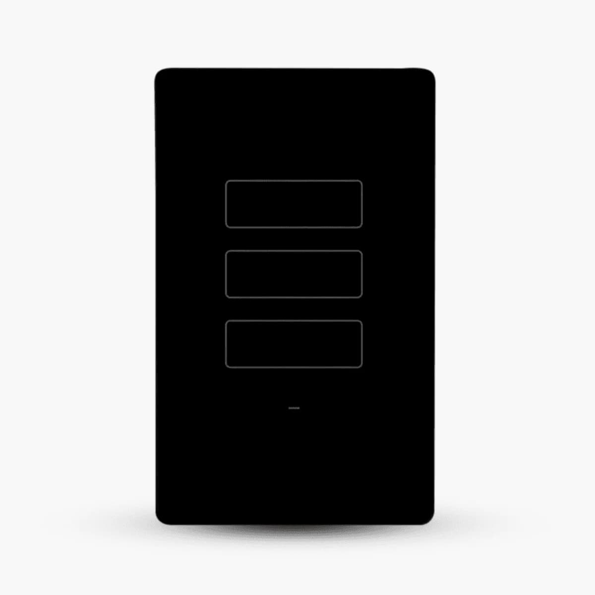 Interruptor Inteligente AGL Touch Wi-Fi 3 Teclas Preto