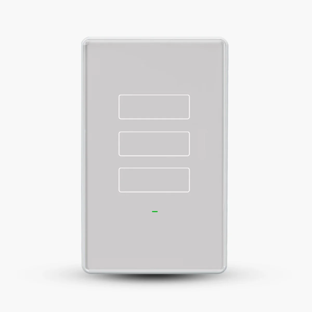 Interruptor Inteligente AGL Touch Wi-Fi 3 Teclas Cinza