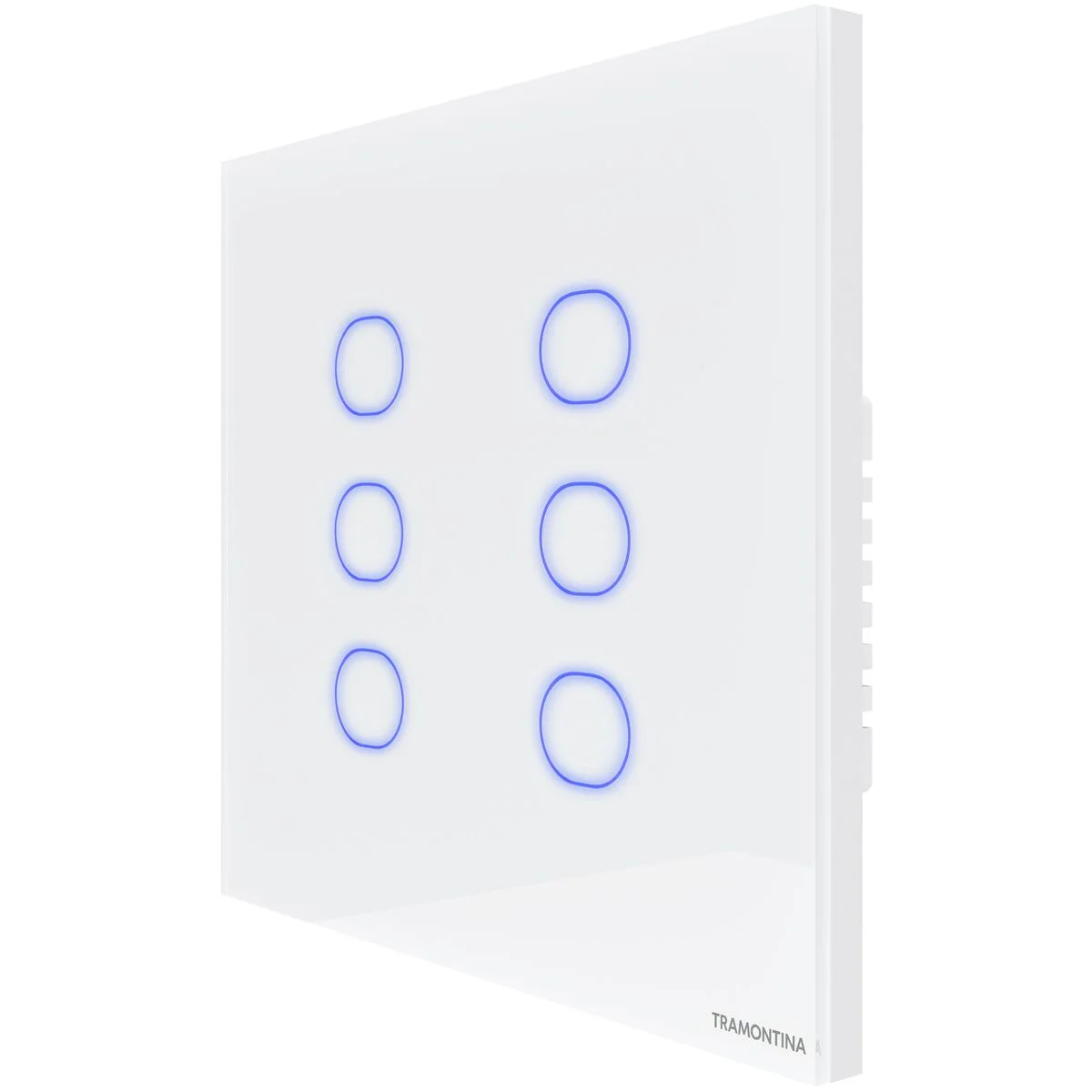 Interruptor Onne Touch Smart 4x4 Tramontina Branco com 6 Teclas