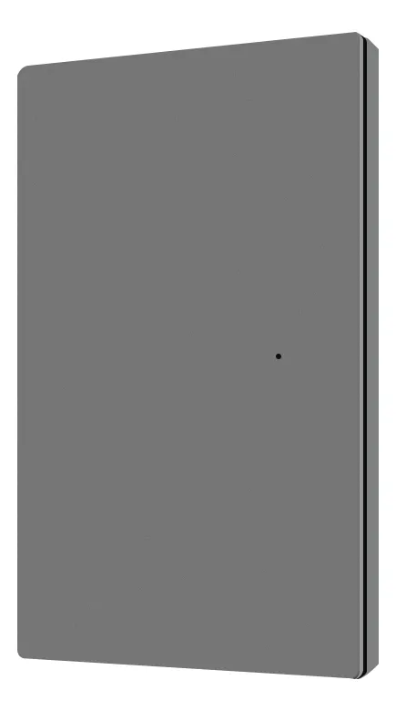 Interruptor Inteligente Zemismart ZM808 Matter Wi‑Fi Alumínio Cinza 1 Tecla