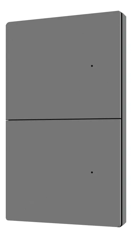 Interruptor Inteligente Zemismart ZM-808-LG Zigbee Alumínio Cinza 2 Teclas