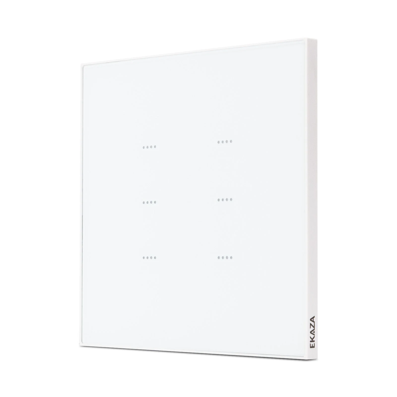 Interruptor Inteligente Ekaza Vênus 4x4 Zigbee 3.0 6 Teclas Branco