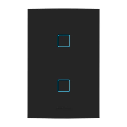 Interruptor Inteligente Wi-Fi Touch Alumbra Vivax 2 Módulos 4x2 Preto Ébano