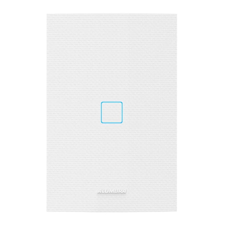 Interruptor Inteligente Wi-Fi Touch Alumbra Vivax 1 Módulo 4x2 Branco