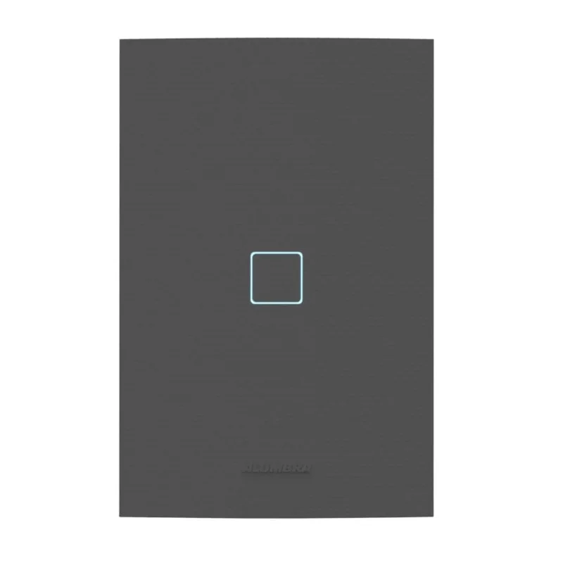 Interruptor Inteligente Wi-Fi Touch Alumbra Vivax 1 Módulo 4x2 Grafite