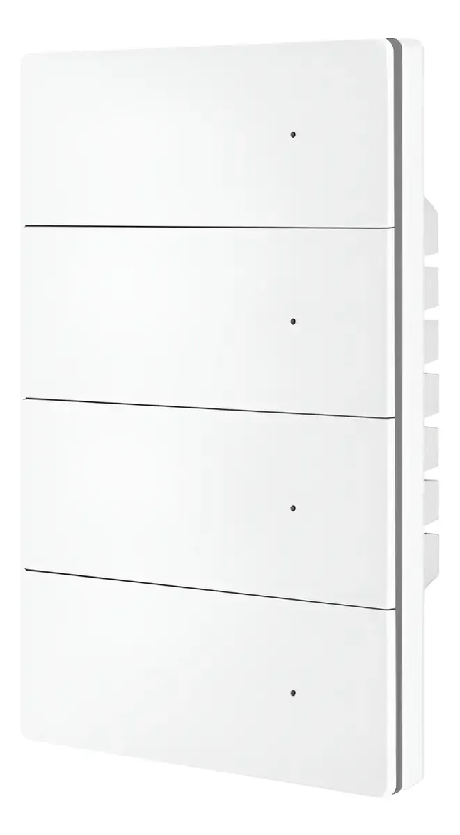 Interruptor Inteligente Zemismart ZM808-P4 Matter Wi‑Fi PC 4 Teclas Branco