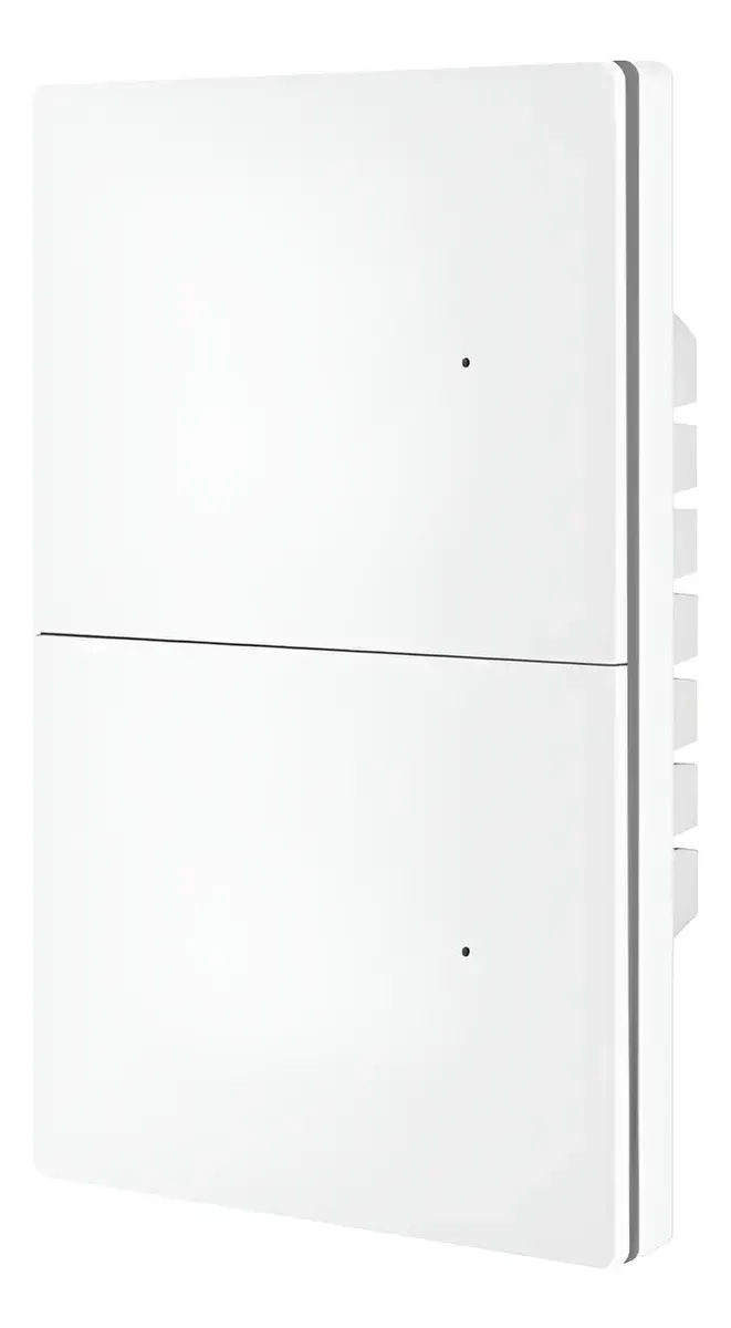 Interruptor Inteligente Zemismart ZM808-P2 Matter Wi‑Fi PC 2 Teclas Branco